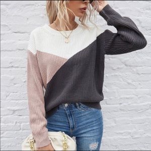 Color-block Sweater